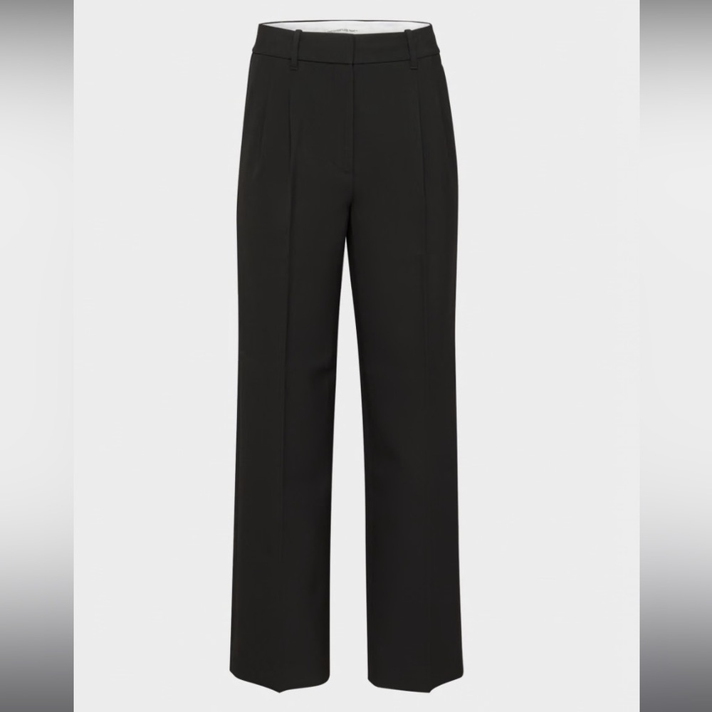 Aritzia Wilfred EFFORTLESS PANT in Black Size 14 Short Womens